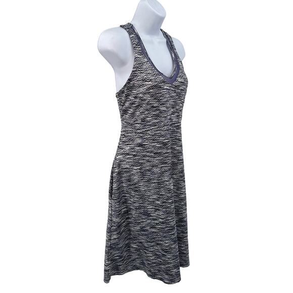 WMNS MPG Athletic Sporty Dress Purple Black w/Pockets Knee Length M Racerback - Picture 5 of 11